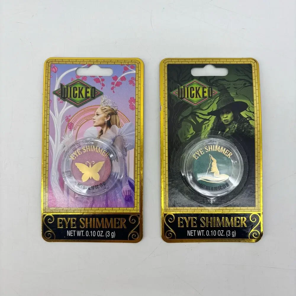 Wicked Glinda Elphaba Eye Shimmer Eye Shadows Green Pink